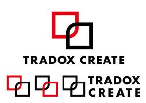 リオングラフィカ (shibazakura)さんの社名ロゴ「TRADOX CREATE」への提案