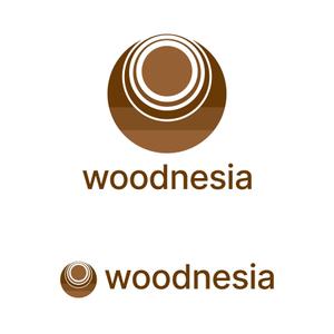 tsujimo (tsujimo)さんの木製手洗器ブランド「woodnesia（ウッドネシア）」のロゴ作成依頼への提案