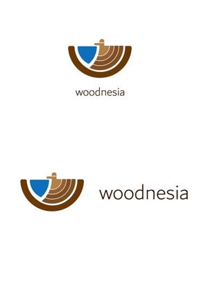 佐藤拓海 (workstkm7951)さんの木製手洗器ブランド「woodnesia（ウッドネシア）」のロゴ作成依頼への提案