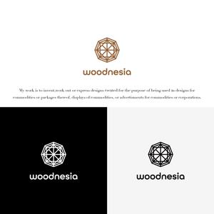 KT (KANJI01)さんの木製手洗器ブランド「woodnesia（ウッドネシア）」のロゴ作成依頼への提案