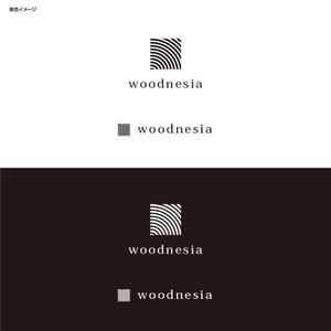 chikonotochan (chikonotochan)さんの木製手洗器ブランド「woodnesia（ウッドネシア）」のロゴ作成依頼への提案