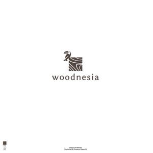red3841 (red3841)さんの木製手洗器ブランド「woodnesia（ウッドネシア）」のロゴ作成依頼への提案
