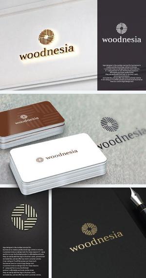 take5-design (take5-design)さんの木製手洗器ブランド「woodnesia（ウッドネシア）」のロゴ作成依頼への提案