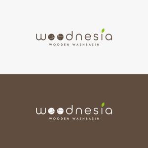 HELLO (tokyodesign)さんの木製手洗器ブランド「woodnesia（ウッドネシア）」のロゴ作成依頼への提案