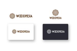 山田デザイン室 (yamadalan)さんの木製手洗器ブランド「woodnesia（ウッドネシア）」のロゴ作成依頼への提案