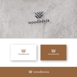SSH Design (s-s-h)さんの木製手洗器ブランド「woodnesia（ウッドネシア）」のロゴ作成依頼への提案