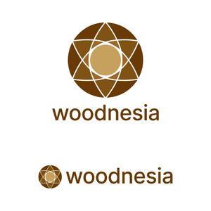 tsujimo (tsujimo)さんの木製手洗器ブランド「woodnesia（ウッドネシア）」のロゴ作成依頼への提案