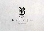 Nyankichi.com (Nyankichi_com)さんの「フランス語の店名で　　club「belâge] 　　クラブ　ベラージュ」のロゴ作成への提案