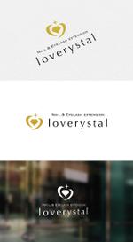 tonica (Tonica01)さんのネイル&マツエクサロンの『Loverystal』のロゴへの提案