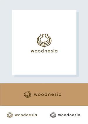 smoke-smoke (smoke-smoke)さんの木製手洗器ブランド「woodnesia（ウッドネシア）」のロゴ作成依頼への提案