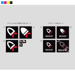 ねこすまっしゅ (nekosmash)さんの法人ロゴ（株式会社ROCKET）の作成への提案
