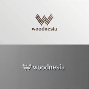 Quiet Design (QuietDesign)さんの木製手洗器ブランド「woodnesia（ウッドネシア）」のロゴ作成依頼への提案