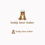 koromiru (koromiru)さんのベーカリーショップ「teddy bear baker」のロゴへの提案