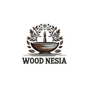 モッツァレラ千鶴子 (morimori-molybdan)さんの木製手洗器ブランド「woodnesia（ウッドネシア）」のロゴ作成依頼への提案