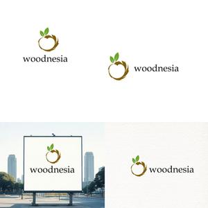 fontoknak (fontoknak)さんの木製手洗器ブランド「woodnesia（ウッドネシア）」のロゴ作成依頼への提案
