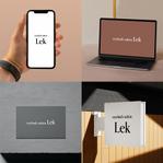 toone design (to_design)さんのアイラッシュサロン「Lek」のロゴデザインへの提案