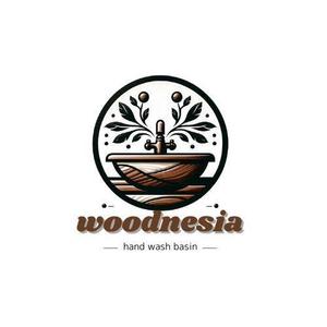 モッツァレラ千鶴子 (morimori-molybdan)さんの木製手洗器ブランド「woodnesia（ウッドネシア）」のロゴ作成依頼への提案
