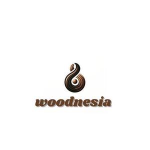 モッツァレラ千鶴子 (morimori-molybdan)さんの木製手洗器ブランド「woodnesia（ウッドネシア）」のロゴ作成依頼への提案