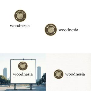 fontoknak (fontoknak)さんの木製手洗器ブランド「woodnesia（ウッドネシア）」のロゴ作成依頼への提案