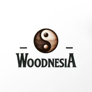 モッツァレラ千鶴子 (morimori-molybdan)さんの木製手洗器ブランド「woodnesia（ウッドネシア）」のロゴ作成依頼への提案