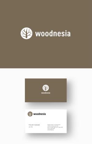 Morinohito (Morinohito)さんの木製手洗器ブランド「woodnesia（ウッドネシア）」のロゴ作成依頼への提案