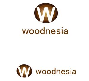 arc design (kanmai)さんの木製手洗器ブランド「woodnesia（ウッドネシア）」のロゴ作成依頼への提案