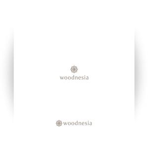 KOHana_DESIGN (diesel27)さんの木製手洗器ブランド「woodnesia（ウッドネシア）」のロゴ作成依頼への提案