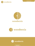 queuecat (queuecat)さんの木製手洗器ブランド「woodnesia（ウッドネシア）」のロゴ作成依頼への提案