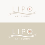 View_iwa (view_iwa)さんの脂肪吸引によるボディデザイン、脂肪豊胸を専門にした美容外科「Lipo art clinic」のロゴへの提案