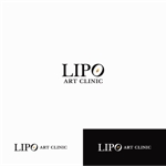 DeeDeeGraphics (DeeDeeGraphics)さんの脂肪吸引によるボディデザイン、脂肪豊胸を専門にした美容外科「Lipo art clinic」のロゴへの提案