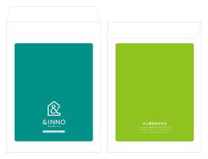 T-aki (T-aki)さんの井上建設　株式会社の封筒のデザインへの提案