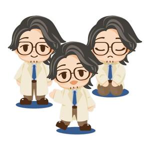 ninomiya (ninomiya)さんの小児用ローションを監修したドクターのキャラクターデザインへの提案