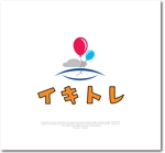 Q-Design (cats-eye)さんの風船を使ったトレーニングサービス「イキトレ」のロゴへの提案