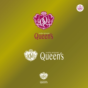 Design Works B-BLOCK (b_block4985)さんのBar「Queen's」のロゴへの提案