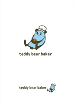 kikujiro (kiku211)さんのベーカリーショップ「teddy bear baker」のロゴへの提案