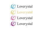 loto (loto)さんのネイル&マツエクサロンの『Loverystal』のロゴへの提案