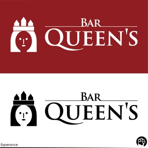 ki-to (ki-to)さんのBar「Queen's」のロゴへの提案
