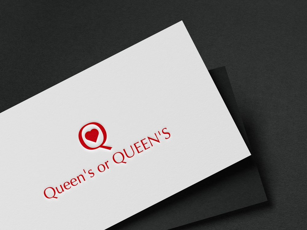 Bar「Queen's」のロゴ