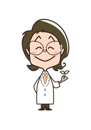 tamatsune (tamatsune)さんの小児用ローションを監修したドクターのキャラクターデザインへの提案