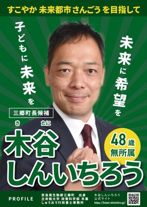 soL design (sol_design01)さんの選挙ポスターのデザインへの提案