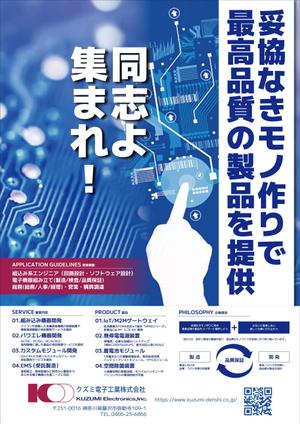 STUDIO_SATSUKI (studiosatsuki)さんの転職フェアで使用する採用ポスターへの提案