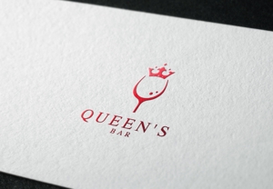 waka (wakapon1987)さんのBar「Queen's」のロゴへの提案