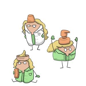PaperLancer (PaperLancer)さんの小児用ローションを監修したドクターのキャラクターデザインへの提案