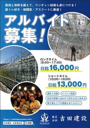 株式会社I.C.G (ICG_Jobs)さんの足場屋の求人チラシ　への提案