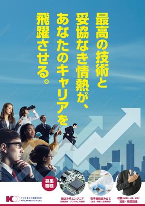 design_faro (design_faro)さんの転職フェアで使用する採用ポスターへの提案