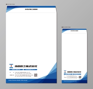 suz_graphic (suz_graphic)さんのスタイリッシュでシンプルな「封筒」のデザインへの提案