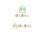 Bookusu Design (Bookusu_Design)さんの住宅設計事務所ホームページやインスタで使用する「緑と暮らし」のロゴへの提案