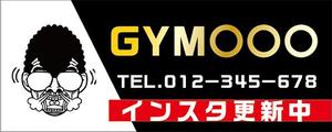lilium (mikadukimikazuki)さんのボクササイズ中心のフィットネスクラブ「GYM〇〇〇　（漢字三文字が入る予定です）」の看板デザイン　への提案