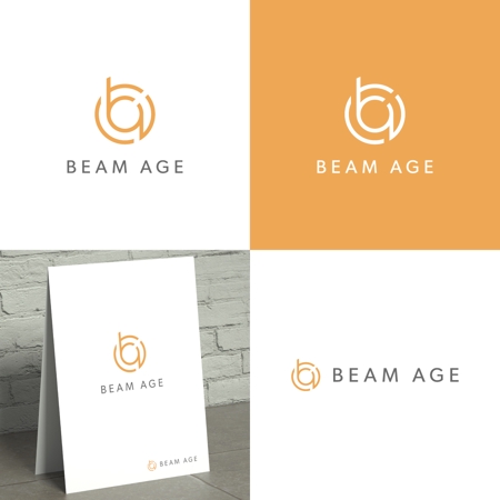 TAK_design (TAK_1221)さんの飲食店「BEAM  AGE」のロゴへの提案
