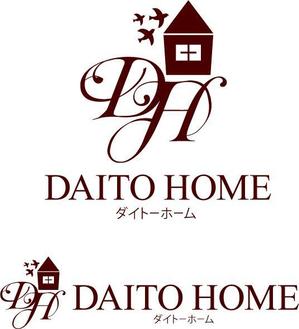 さんの「DAITO HOME (daito home )」のロゴ作成への提案